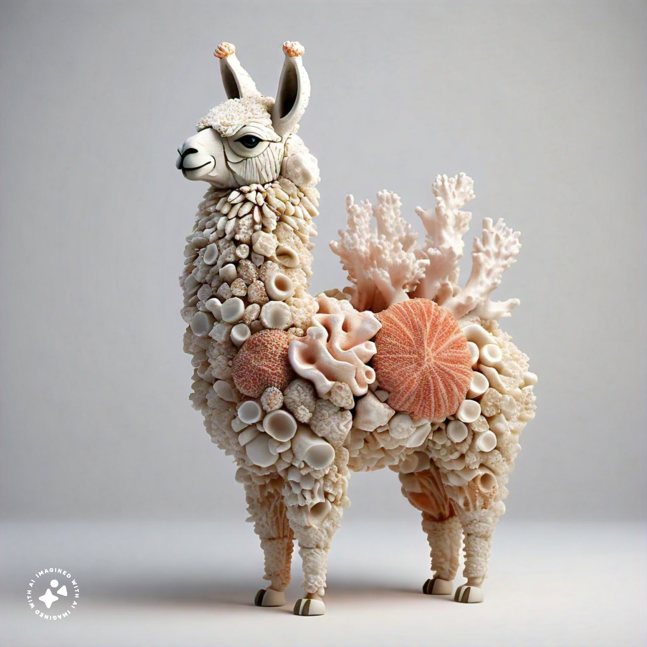 a_llama_made_from_coral_pure_white_background_000017-7