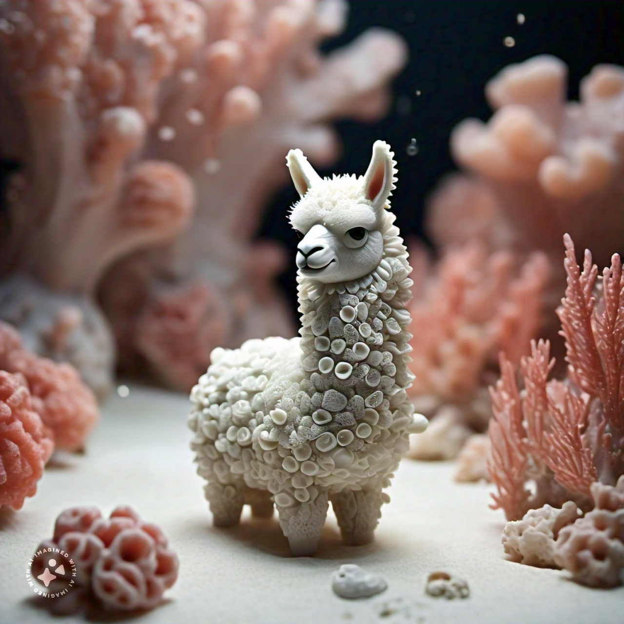 a_llama_made_from_coral_pure_white_background_000017-9