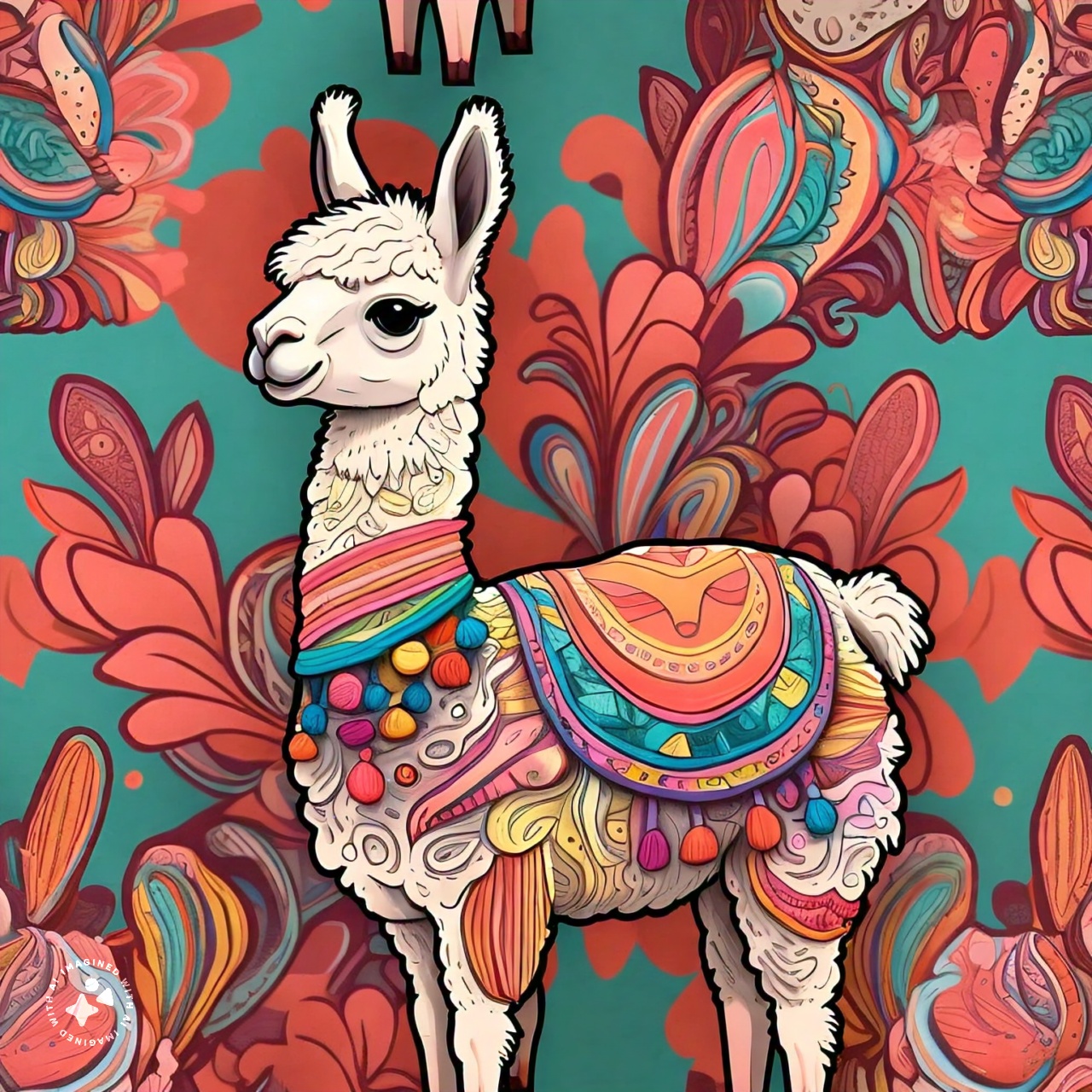 llama_print_doodle_pattern_illustration_color_tones 000032_4