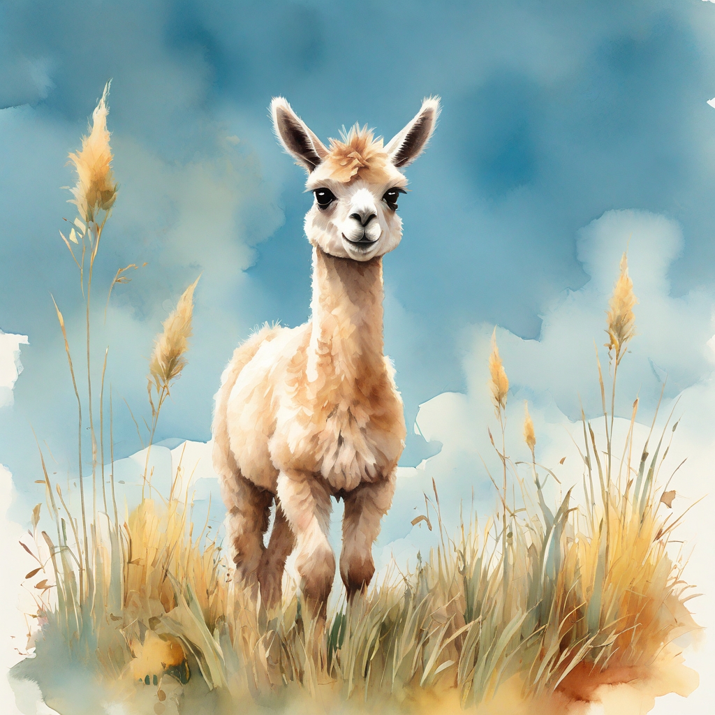 prompt_A_delightful_watercolor_illustration_llama_000034_1
