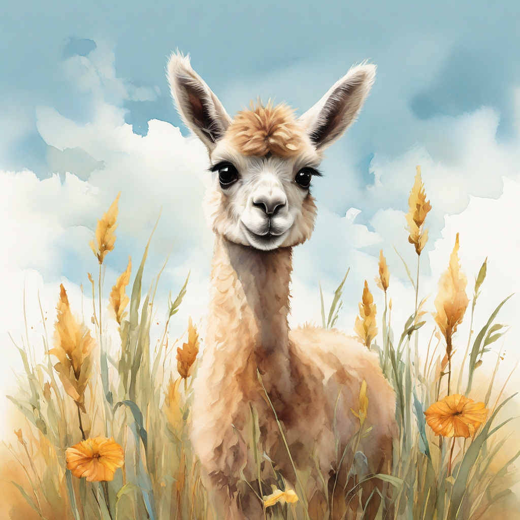 prompt_A_delightful_watercolor_illustration_llama_000034_4