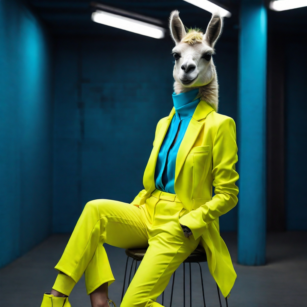 Default_a_high_end_fashion_shoot_Neon_yellow_and_neon_blue_Ful_1