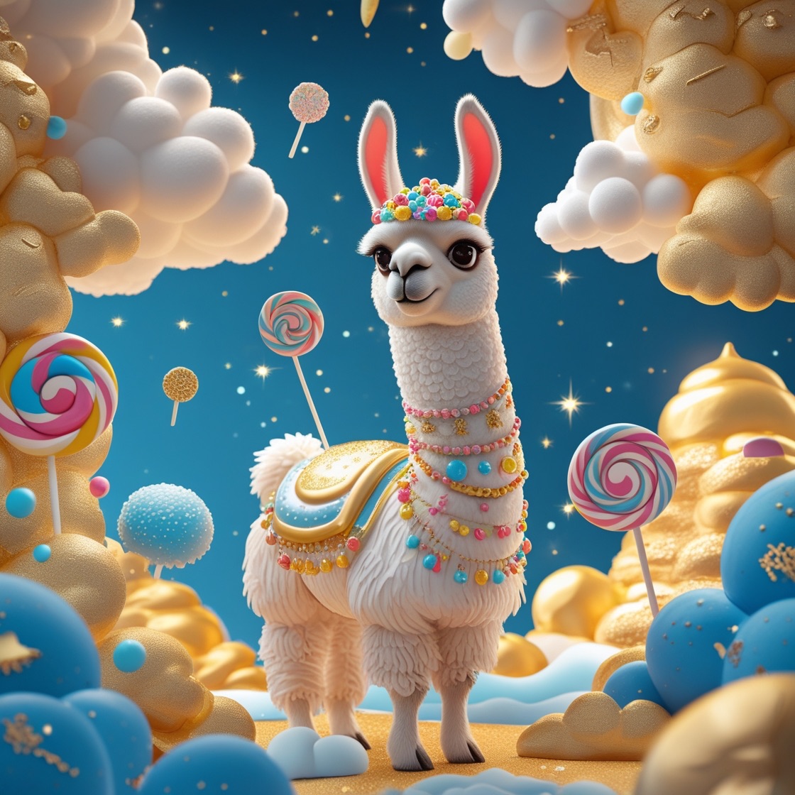 Leonardo_Phoenix_10_llama_visualized_as_a_Celestial_Candy_Fair_3 (1)
